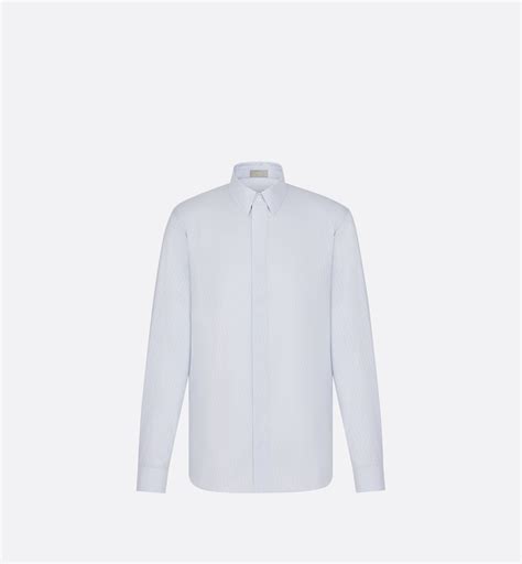 dior tailoring シャツ|Classic Shirt White Cotton and Silk Poplin .